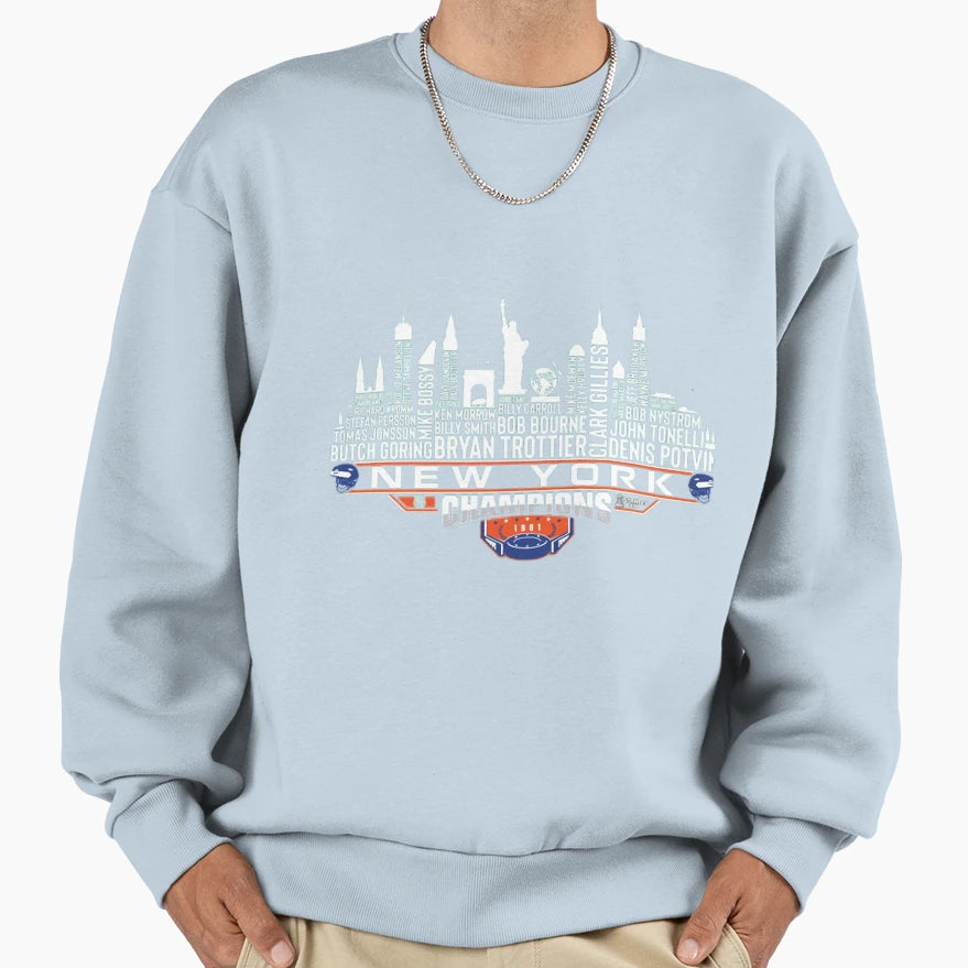 Art New York Islanders Sweatshirt - Graphic Print for Adults - T-Shirt, Sweatshirt, Hoodie