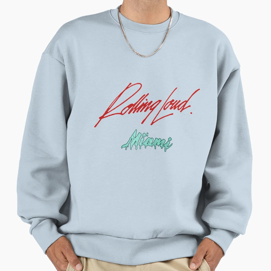 Rolling Loud Ground Sweatshirt - Minimalist Print Men Women - T-Shirt, Sweatshirt, Hoodie