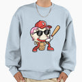 Baseball Heart Valentines Day Ice Sweatshirt - Custom Art Print Men Women - T-Shirt, Sweatshirt, Hoodie