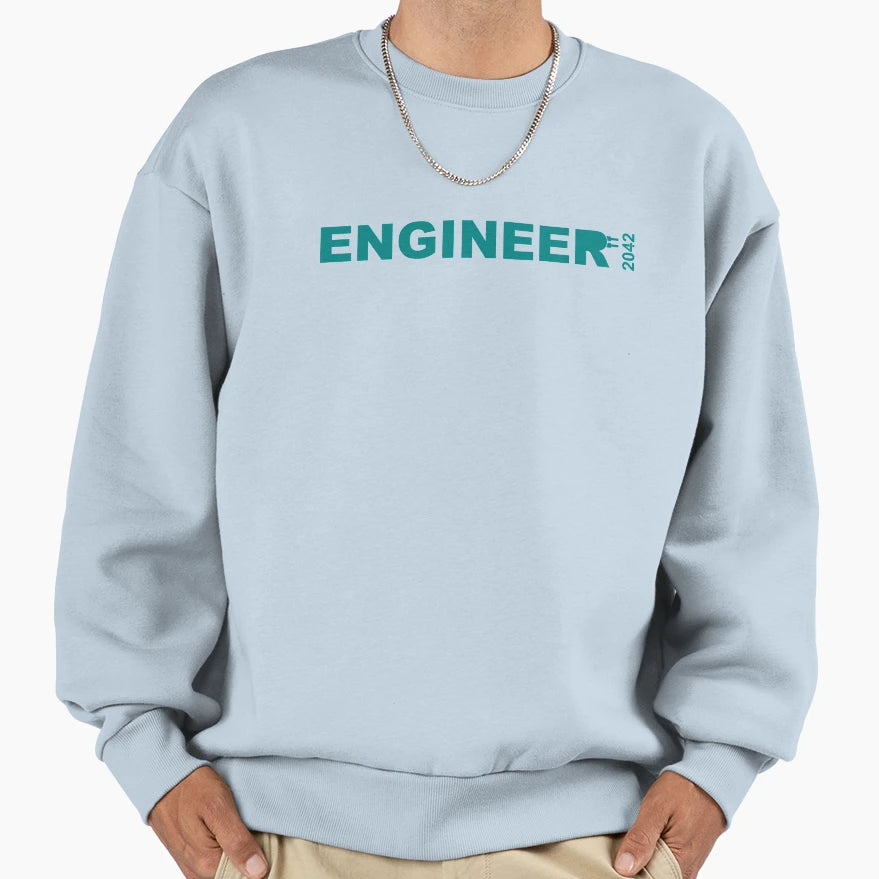 Engineer Sweatshirt - Unique Graphic for Adults - T-Shirt, Sweatshirt, Hoodie