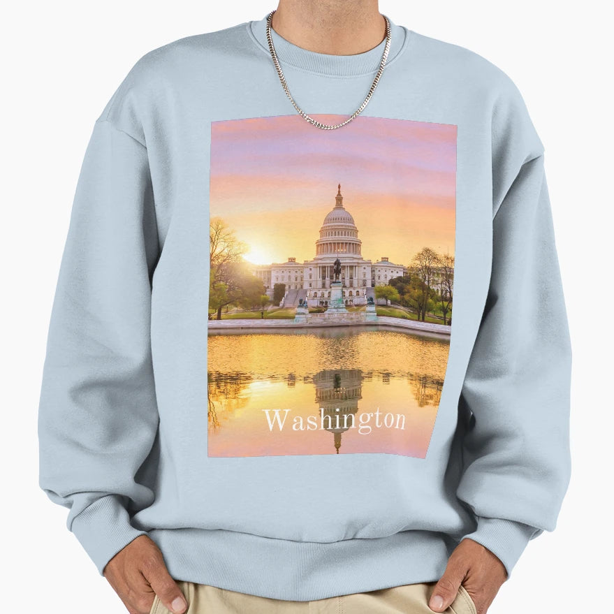 Washington Products Sweatshirt - Trendy Graphic Men Women - T-Shirt, Sweatshirt, Hoodie
