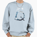 Ocean Monogram Q Sweatshirt - Fun Novelty Design for Adults - T-Shirt, Sweatshirt, Hoodie