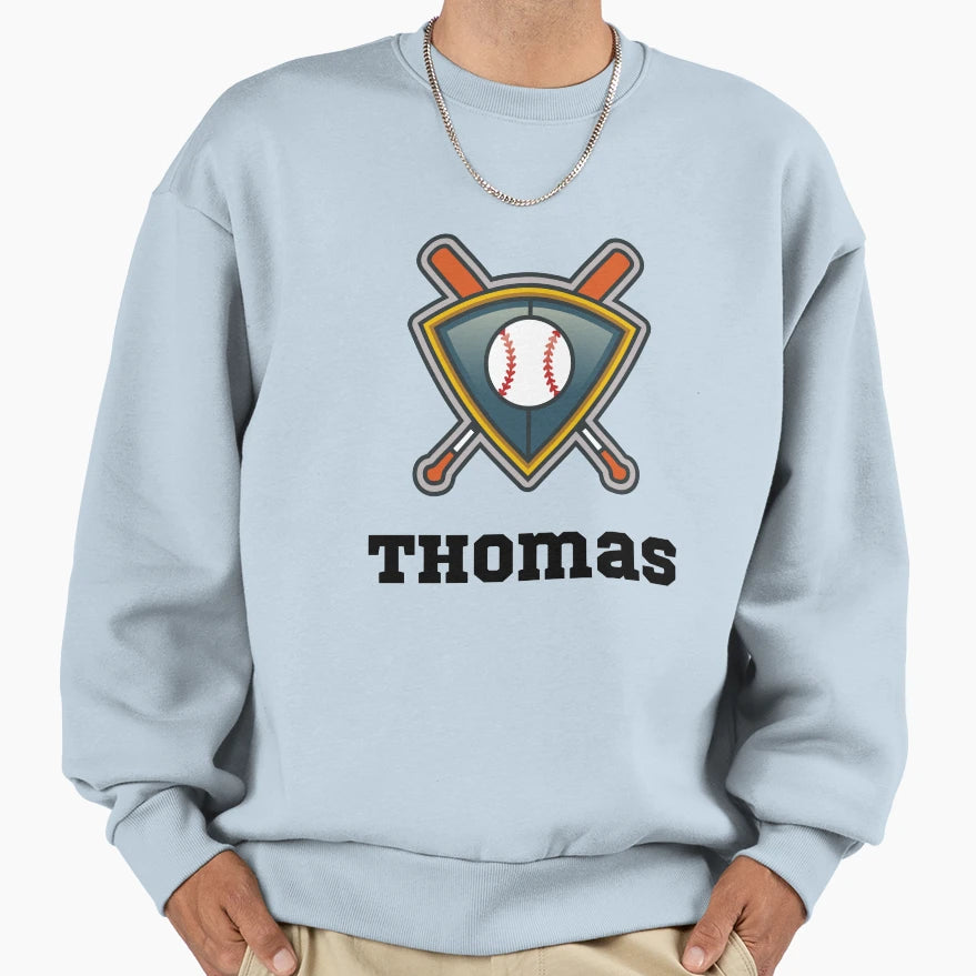 Thomas Baseball Lover Sweatshirt - Streetwear Style Men Women - T-Shirt, Sweatshirt, Hoodie