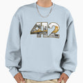 412 Pittsburgh Skyline Sweatshirt - Unique Graphic Unisex - T-Shirt, Sweatshirt, Hoodie