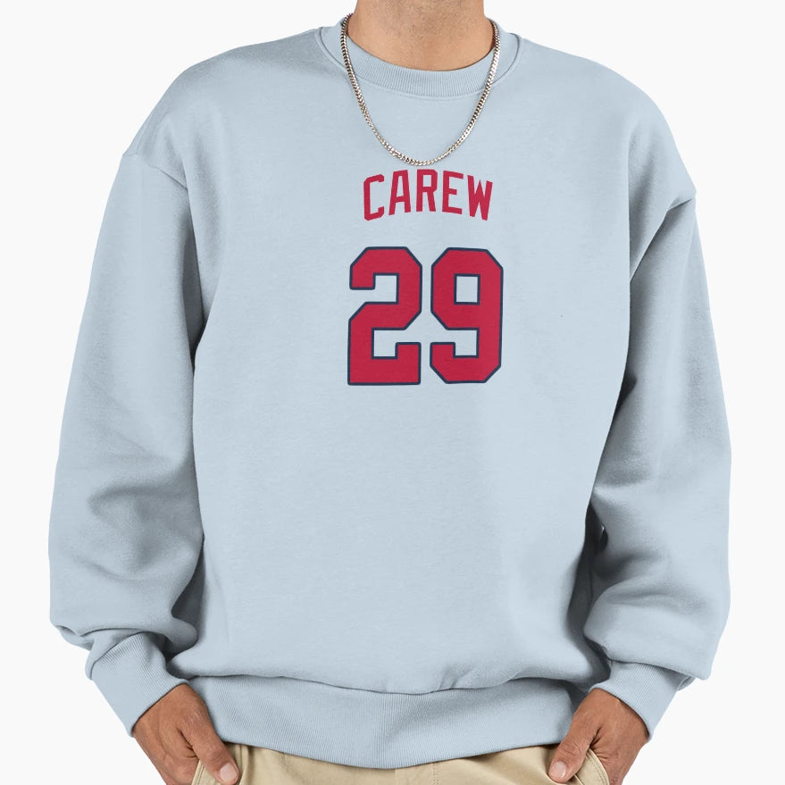 Minnesota Legend Carew 29 Sweatshirt - Aesthetic Graphic for Adults - T-Shirt, Sweatshirt, Hoodie
