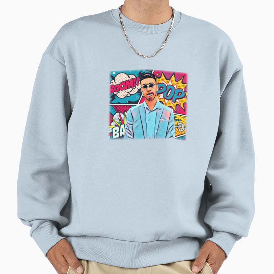 Boom Cartoon Comic O M I La Na Sweatshirt - Custom Art Print for Adults - T-Shirt, Sweatshirt, Hoodie