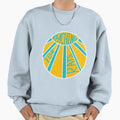 Reaching Rays Sun Decal Sweatshirt - Minimalist Print Men Women - T-Shirt, Sweatshirt, Hoodie