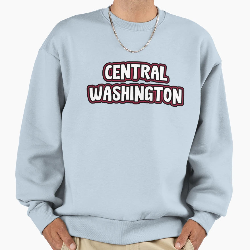 Cwu Central Washington University Sweatshirt - Streetwear Style Unisex - T-Shirt, Sweatshirt, Hoodie