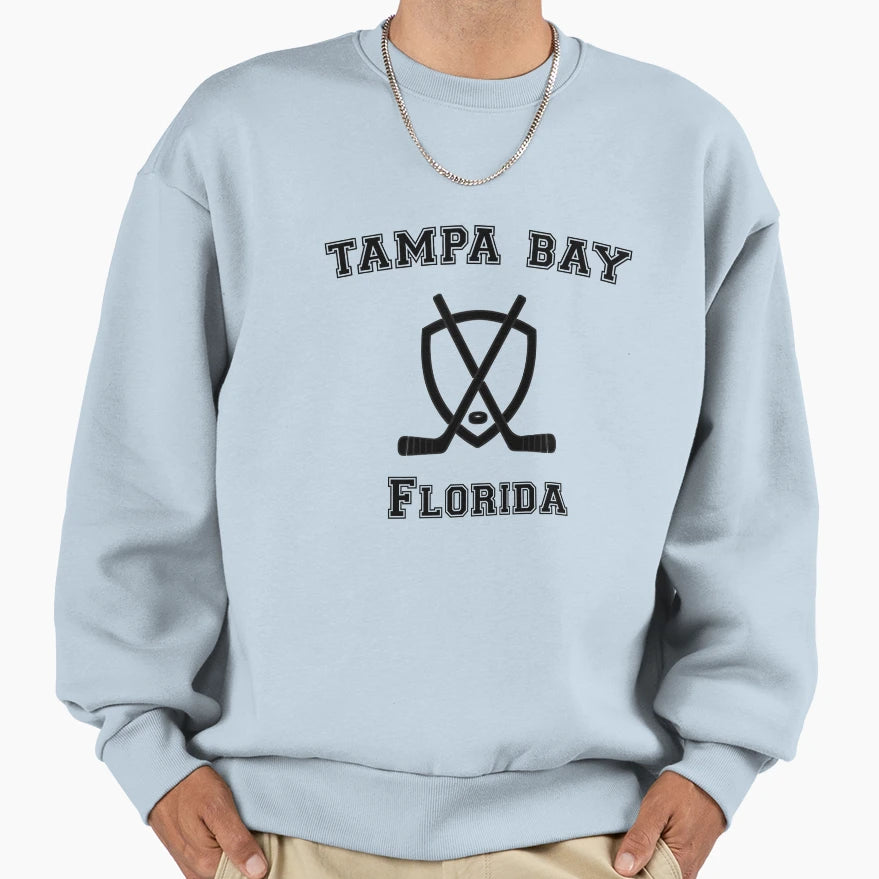 Tampa Bay Ice Hockey Sweatshirt - Streetwear Style Men Women - T-Shirt, Sweatshirt, Hoodie