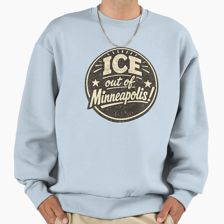 Ice Out Minneapolis Sweatshirt - Novelty Apparel Men Women - T-Shirt, Sweatshirt, Hoodie