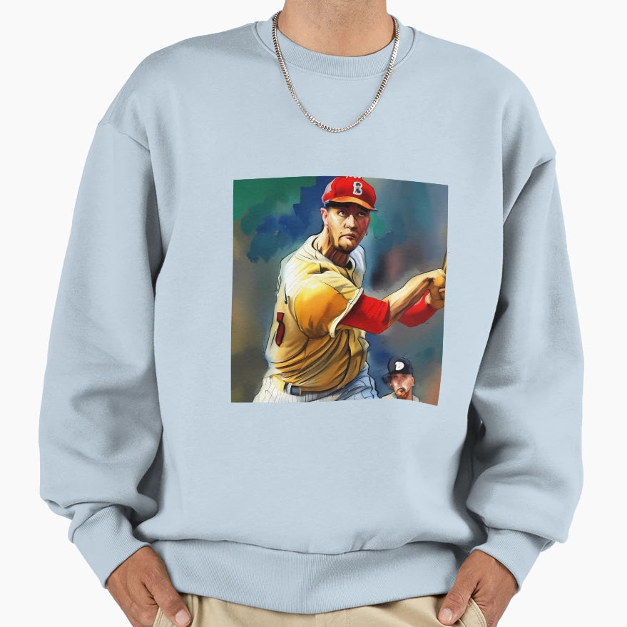 Mr Baseball Its Out Here Sweatshirt - Trendy Graphic Men Women - T-Shirt, Sweatshirt, Hoodie