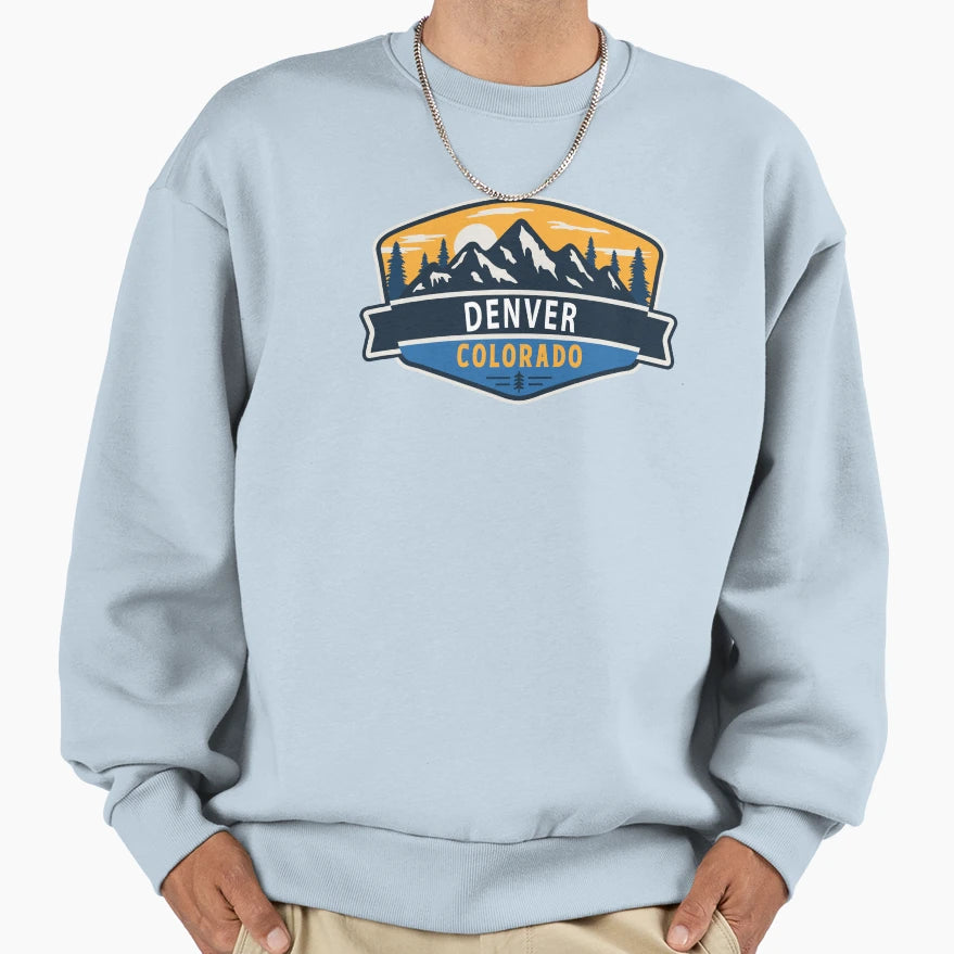 Denver Colorado Sweatshirt - Novelty Apparel Unisex - T-Shirt, Sweatshirt, Hoodie