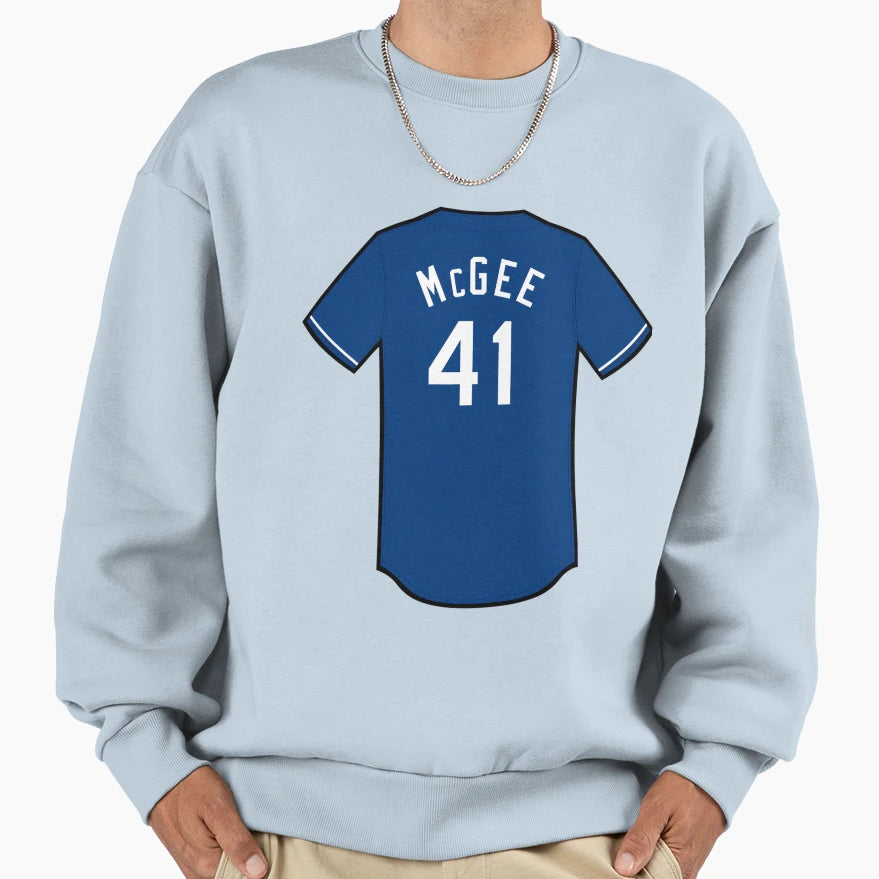 Jake Mcgee Jersey Sweatshirt - Minimalist Print for Adults - T-Shirt, Sweatshirt, Hoodie