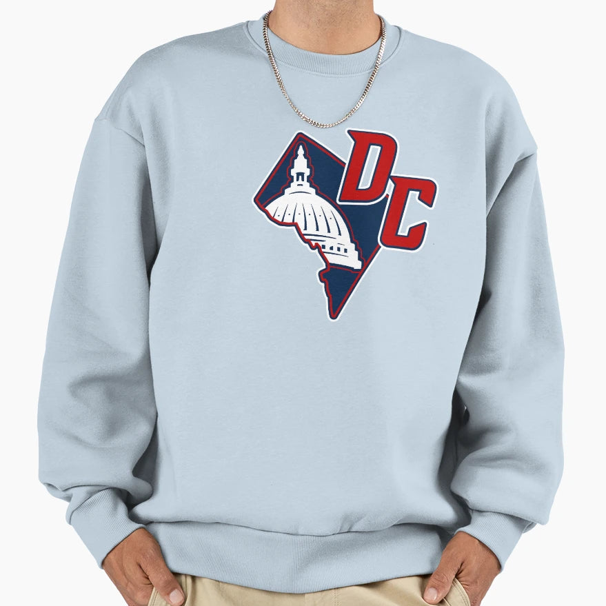 Dc Capitol Boundary Logo Sweatshirt - Aesthetic Graphic Unisex - T-Shirt, Sweatshirt, Hoodie