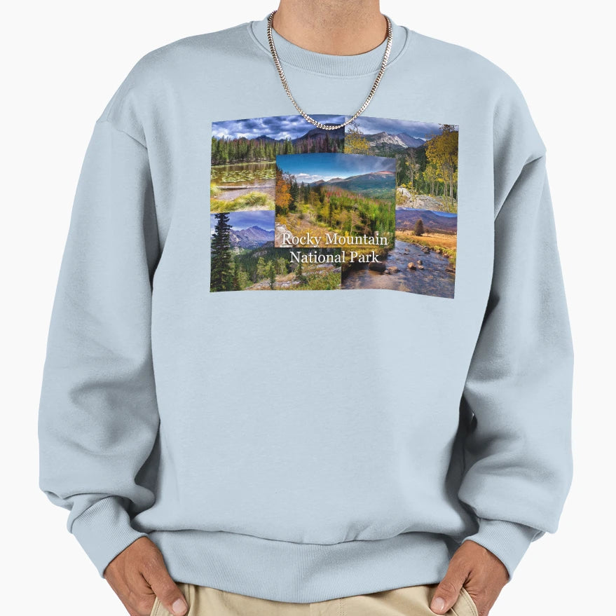 Explore Rocky Mountain National Sweatshirt - Novelty Apparel Men Women - T-Shirt, Sweatshirt, Hoodie
