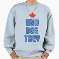 Uno Dos Trey Sweatshirt - Custom Art Print Men Women - T-Shirt, Sweatshirt, Hoodie