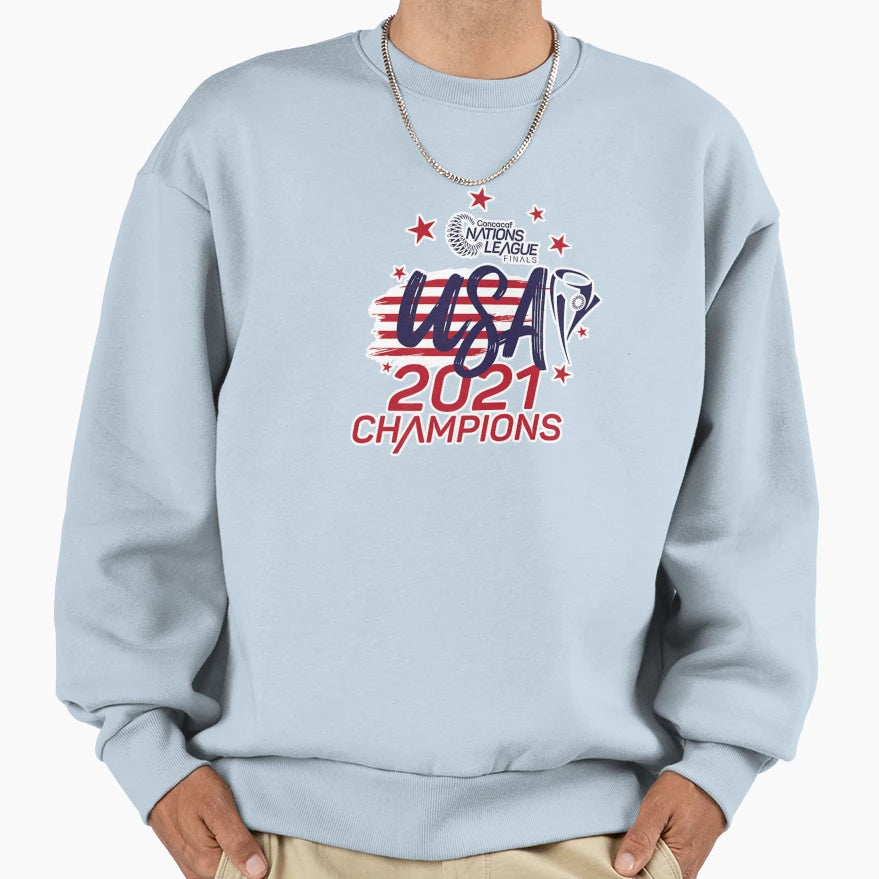 Concacaf Usa 2021 Champions Sweatshirt - Unique Graphic for Adults - T-Shirt, Sweatshirt, Hoodie