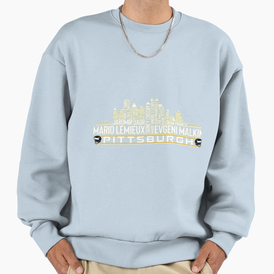 Art Pittsburgh Penguins Sweatshirt - Fun Novelty Design for Adults - T-Shirt, Sweatshirt, Hoodie