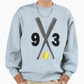Softball Number 93 Ninety Three Sweatshirt - Trendy Graphic for Adults - T-Shirt, Sweatshirt, Hoodie