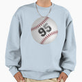 Baseball Ball Number 95 Ninety Sweatshirt - Fun Novelty Design for Adults - T-Shirt, Sweatshirt, Hoodie