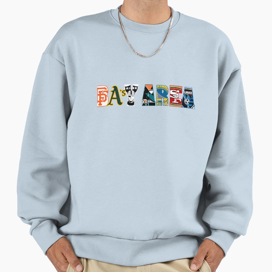 Bay Area Logo Sweatshirt - Trendy Graphic Unisex - T-Shirt, Sweatshirt, Hoodie