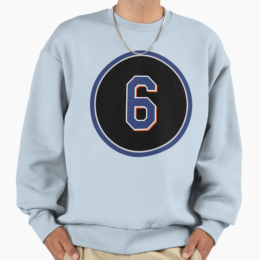 Jeff Mcneil 6 Jersey Number Sweatshirt - Fun Novelty Design for Adults - T-Shirt, Sweatshirt, Hoodie