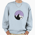Black White Mountains Sweatshirt - Streetwear Style Men Women - T-Shirt, Sweatshirt, Hoodie