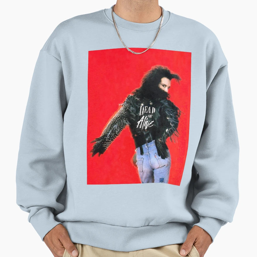 Dead Or Alive Red Sweatshirt - Graphic Print Men Women - T-Shirt, Sweatshirt, Hoodie