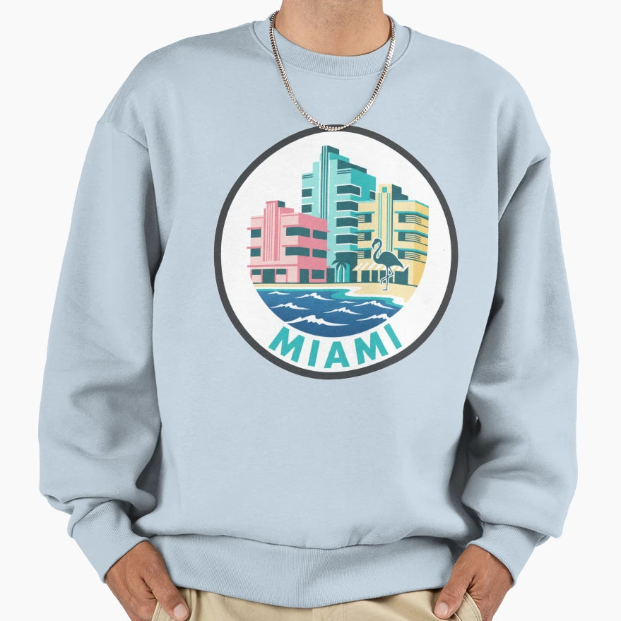 Miami Sweatshirt - Unique Graphic Men Women - T-Shirt, Sweatshirt, Hoodie