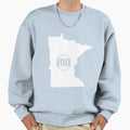 Minnesota Homer White Sweatshirt - Minimalist Print Men Women - T-Shirt, Sweatshirt, Hoodie