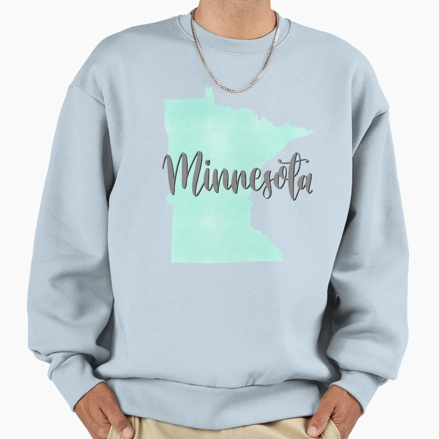 Minnesota Sweatshirt - Aesthetic Graphic for Adults - T-Shirt, Sweatshirt, Hoodie
