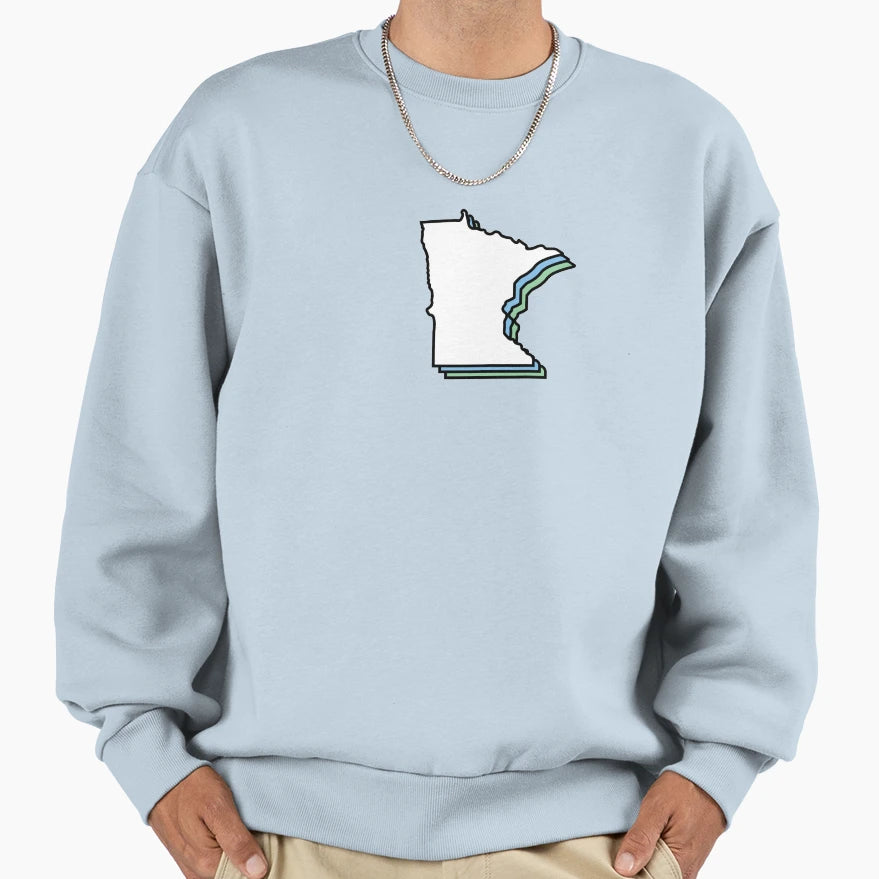 Minnesota Sweatshirt - Unique Graphic for Adults - T-Shirt, Sweatshirt, Hoodie