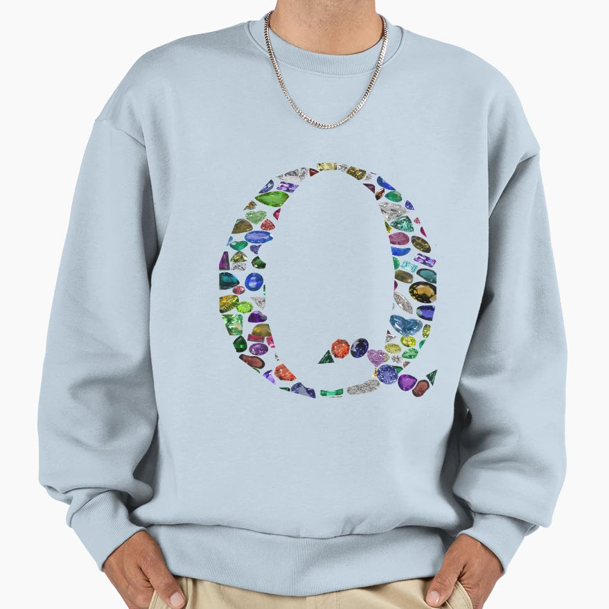 Letter Q Sweatshirt - Streetwear Style for Adults - T-Shirt, Sweatshirt, Hoodie