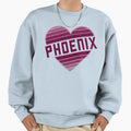Phoenix Heart I Love Phoenix Gradient Sweatshirt - Custom Art Print Unisex - T-Shirt, Sweatshirt, Hoodie