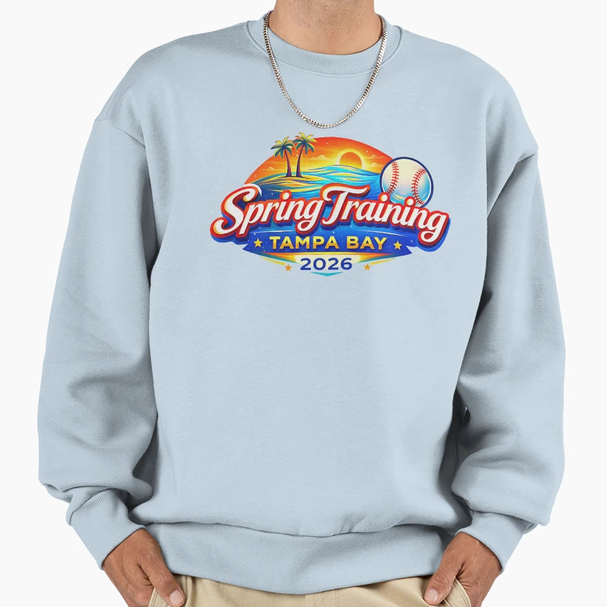 Spring Training Tampa Bay 2026 Sweatshirt - Aesthetic Graphic Men Women - T-Shirt, Sweatshirt, Hoodie