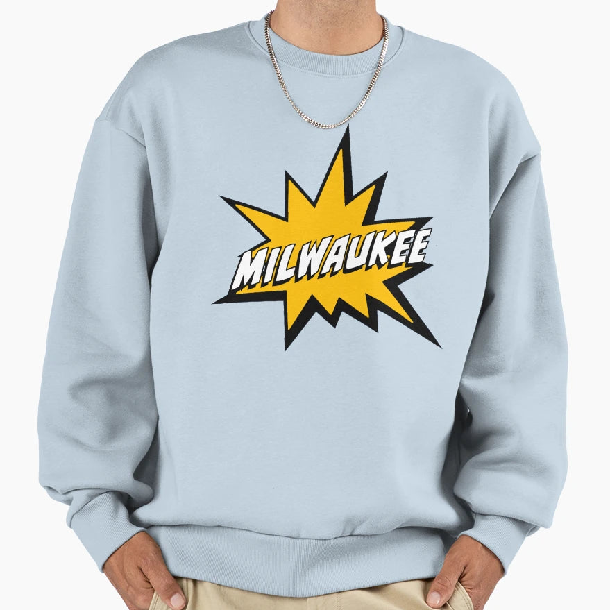 University Wisconsin Milwaukee Sweatshirt - Aesthetic Graphic for Adults - T-Shirt, Sweatshirt, Hoodie