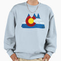 Colorado Mountains Sweatshirt - Novelty Apparel for Adults - T-Shirt, Sweatshirt, Hoodie