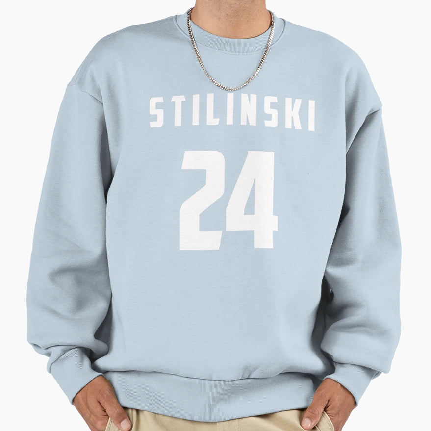 Stilinski Jersey Sweatshirt - Minimalist Print Men Women - T-Shirt, Sweatshirt, Hoodie