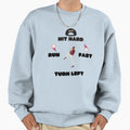 Hit Hard Run Fast Turn Left T-Shirt - Graphic Print for Adults - T-Shirt, Sweatshirt, Hoodie
