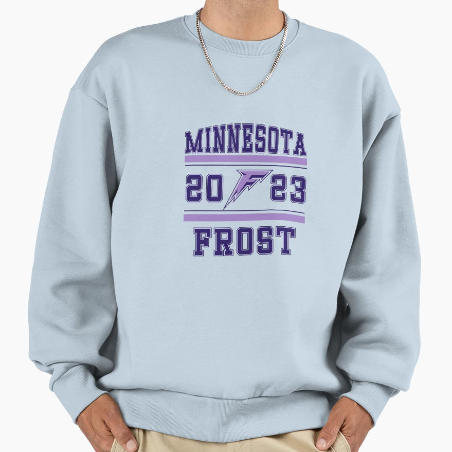 Minnesota Frost Pwhl Logo Sweatshirt - Casual Everyday Wear for Adults - T-Shirt, Sweatshirt, Hoodie
