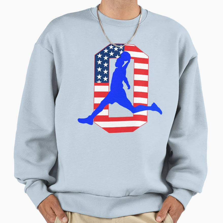 Basketball Sweatshirt - Minimalist Print Unisex - T-Shirt, Sweatshirt, Hoodie