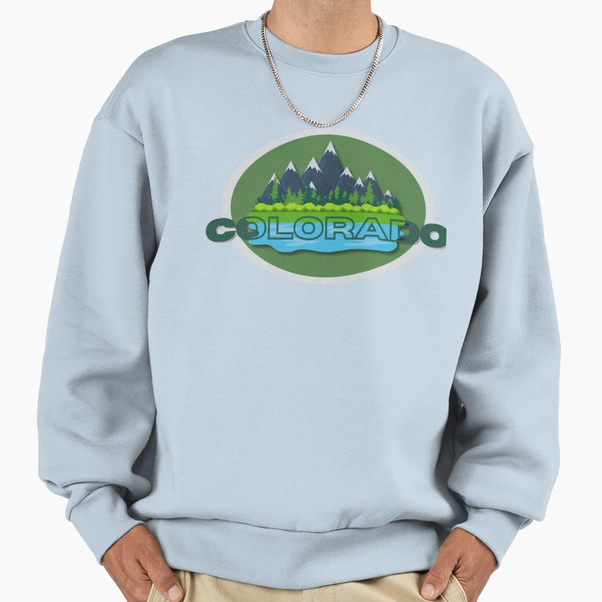 Colorado Mountains Sweatshirt - Aesthetic Graphic Unisex - T-Shirt, Sweatshirt, Hoodie