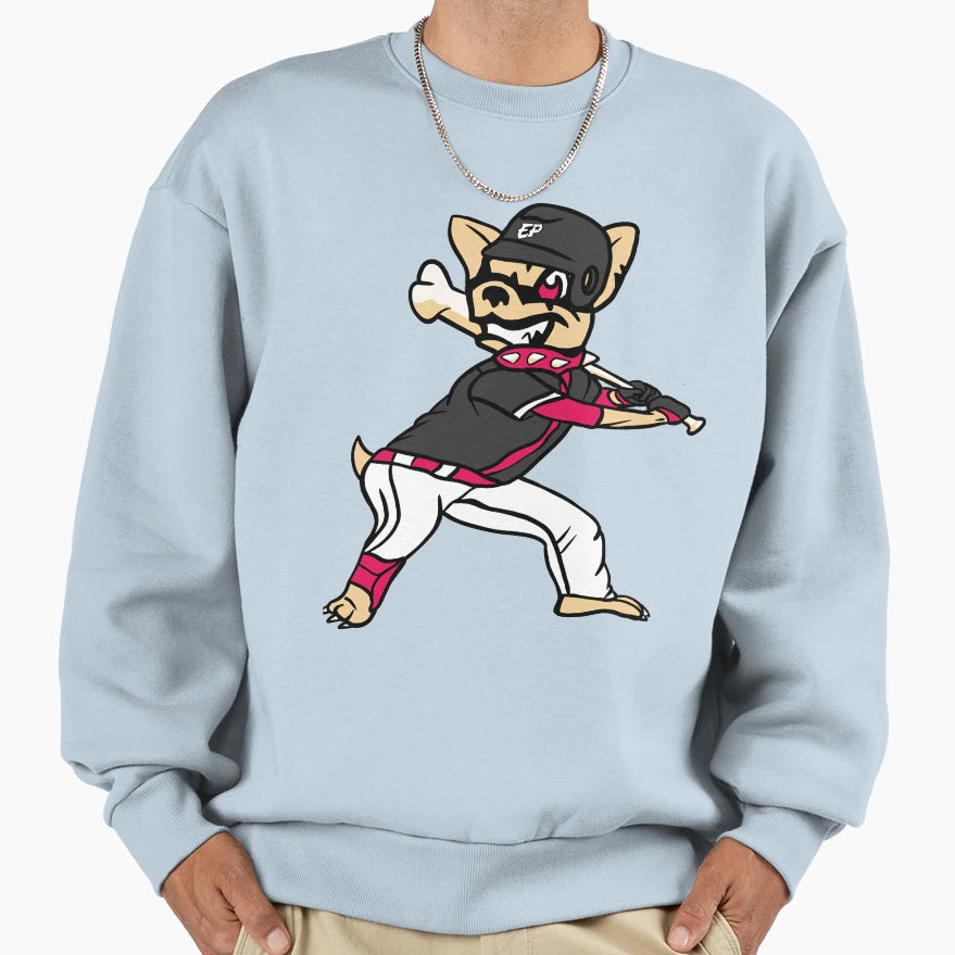 El Paso Chihuahuas Baseball Player Sweatshirt - Unique Graphic for Adults - T-Shirt, Sweatshirt, Hoodie
