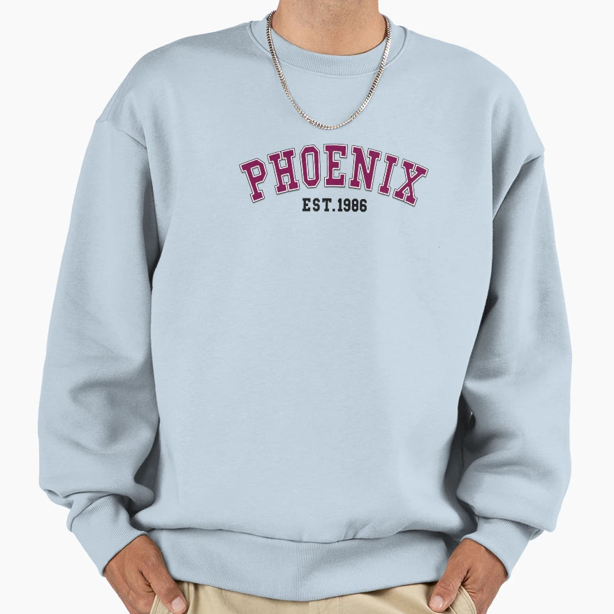 Phoenix Est 1986 Sweatshirt - Streetwear Style Unisex - T-Shirt, Sweatshirt, Hoodie