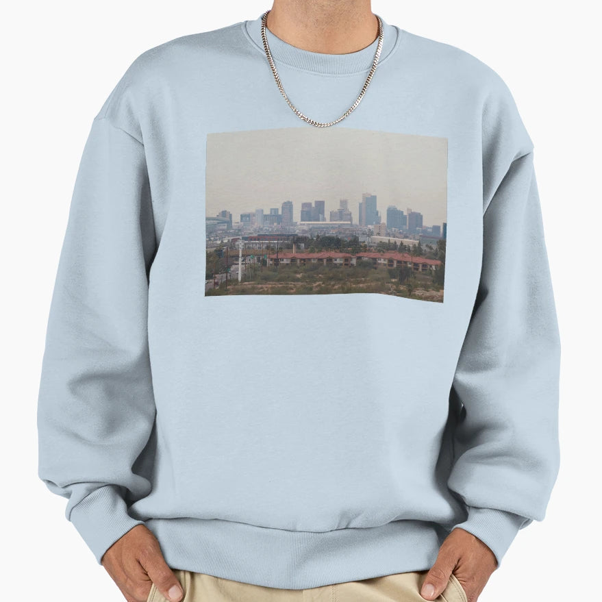 Skyline View Downtown Phoenix Sweatshirt - Custom Art Print Men Women - T-Shirt, Sweatshirt, Hoodie