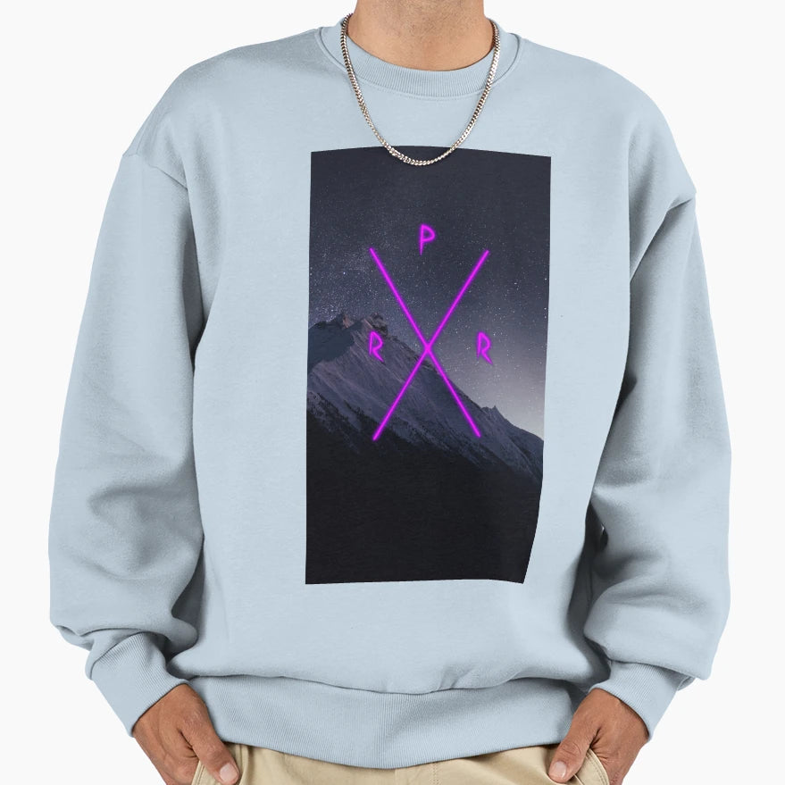 Rprx Mountain Range Sweatshirt - Minimalist Print Men Women - T-Shirt, Sweatshirt, Hoodie