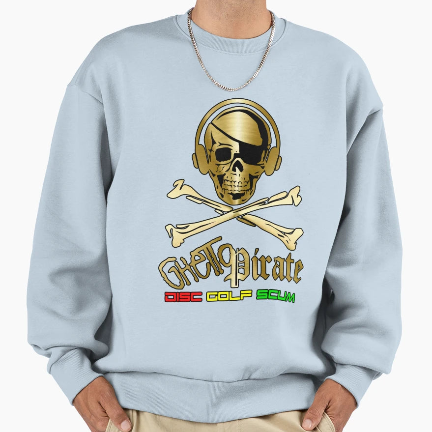 Ghetto Gold Pirate Dgs Sweatshirt - Novelty Apparel for Adults - T-Shirt, Sweatshirt, Hoodie