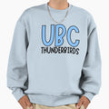 Pastel Blue University British Sweatshirt - Custom Art Print for Adults - T-Shirt, Sweatshirt, Hoodie