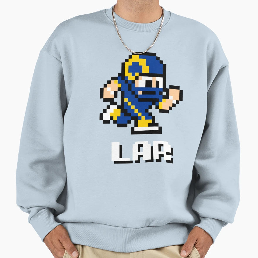 Los Angeles Rams Tecmo Super Bowl Sweatshirt - Unique Graphic Men Women - T-Shirt, Sweatshirt, Hoodie