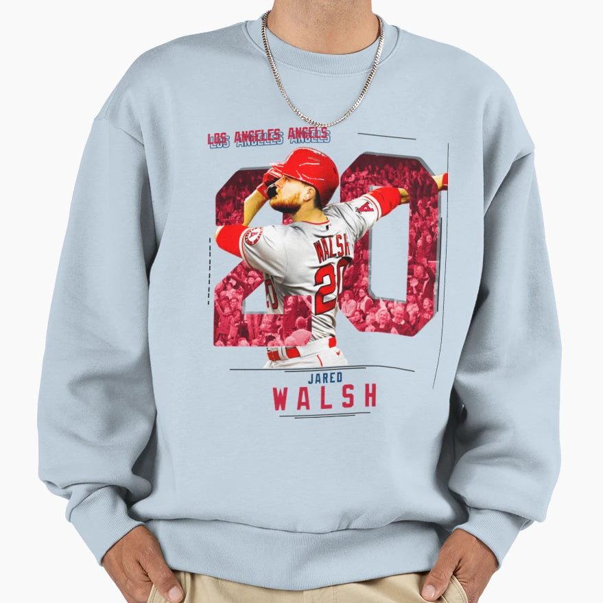 Jared Walsh Baseball Sweatshirt - Fun Novelty Design for Adults - T-Shirt, Sweatshirt, Hoodie